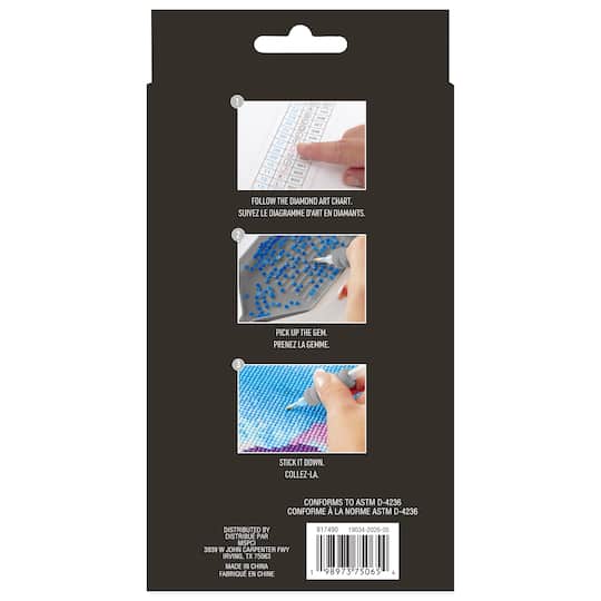 Stained Glass Animals 3-Piece Diamond Art Bookmark Kit by Make Market®